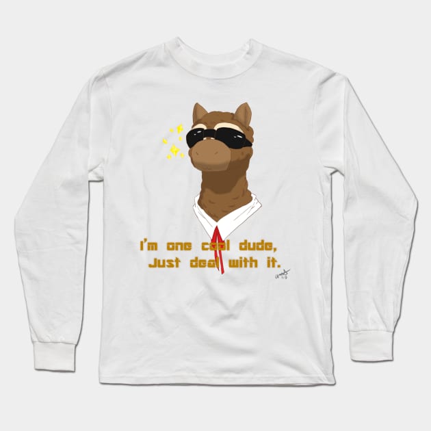 I'm one cool dude Long Sleeve T-Shirt by bearbearfruit8